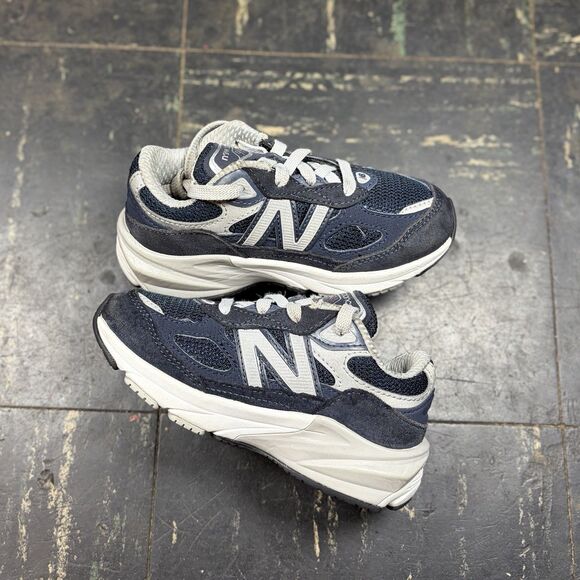 New Balance 990v6 Navy M990NV6 Toddler Size 9C Running Shoes Made in USA - Picture 2 of 6